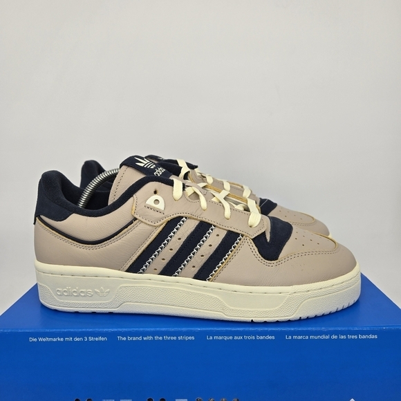 New adidas Rivalry 86 Low \'Alumina Blue Spark\' Men\'s Shoes Size 10